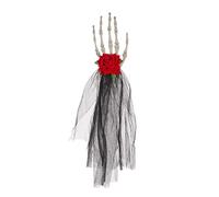 CANNXI Serre-tête d'Halloween avec fleurs et têtes de mort - Accessoires de cheveux uniques pour fêtes
