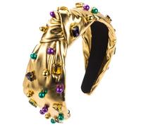 CANNXI Serre-tête haut avec tête de mort irlandaise avec nœuds faits à la main pour femmes et filles, bijoux de la Saint-Patrick