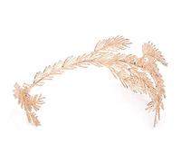 CANNXI Serre-tête pour femme, magnifique serre-tête à motif de feuilles, diadèmes dorés, bijoux de cheveux assortis pour femmes et filles, mariage, bal de fin d'année, fête