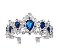 CANNXI Style diadème couronne en cristal pour couronne de princesse avec vigne torsadée Fournitures de mariage bal de fin d'année
