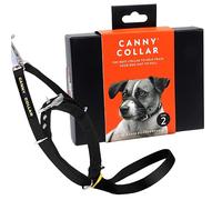 Canny Collar Licol Anti-Traction Doux pour Chien Qui Tire, Noir Taille 2 | Collier pour aider à marcher sans tirer, meilleur contrôle en laisse et promenades calmes sans corrections brusques.