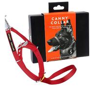 Canny Collar Licol Anti-Traction Doux pour Chien Qui Tire, Rouge Taille 5 | Collier pour aider à marcher sans tirer, meilleur contrôle en laisse et promenades calmes sans corrections brusques.