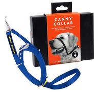 Canny Collar - Le Collier Anti-Traction de Dressage pour Chiens, Une Aide Simple et Efficace pour Le Dressage du Chien et Aide à empêcher Les Chiens de Tirer sur la Laisse, Collier de tête - Bleu