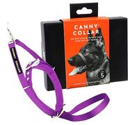 Canny Collar - Le Collier Anti-Traction de Dressage pour Chiens, Une Aide Simple et Efficace pour Le Dressage du Chien et Aide à empêcher Les Chiens de Tirer sur la Laisse, Collier de tête - Violet