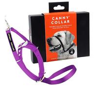 Canny Collar - Le Collier Anti-Traction de Dressage pour Chiens, Une Aide Simple et Efficace pour Le Dressage du Chien et Aide à empêcher Les Chiens de Tirer sur la Laisse, Collier de tête - Violet