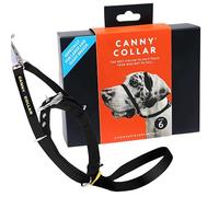 Canny Collar - Le Collier Anti-Traction de Dressage pour Chiens, une aide simple et efficace pour le dressage du chien et aide à empêcher les chiens de tirer sur la laisse, collier de tête - Noir