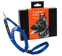 Canny Collar - Le Collier Anti-Traction de Dressage pour Chiens, Une Aide Simple et Efficace pour Le Dressage du Chien et Aide à empêcher Les Chiens de Tirer sur la Laisse, Collier de tête - Bleu
