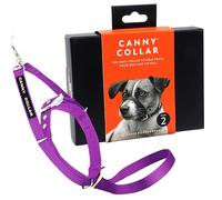 Canny Collar - Le Collier Anti-Traction de Dressage pour Chiens, Une Aide Simple et Efficace pour Le Dressage du Chien et Aide à empêcher Les Chiens de Tirer sur la Laisse, Collier de tête - Violet