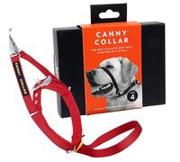 Canny Collar - Licol de Dressage Anti-Traction pour Chien | Apprend à Ne Pas Tirer en Laisse | Doux, Confortable et Sûr | Facile à Utiliser - Taille 4, Rouge