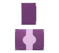 CANOCEA Etui Anti-piratage 2 Cartes bancaire - Violet - Fabriqué en France - Porte CB Anti RFID - Blindé, Porte CB, Protection des données, Carte Bleue