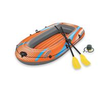 Canoë - BESTWAY - Kondor Elite™ 2000 raft set - 196 x 106 cm - 1 adulte+1enfant - 120kg max - pompe à pied - 2 pagaies