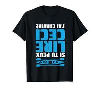 Canoë Drôle Si Tu Peux Lire Ceci J'ai Chaviré Kayak T-Shirt