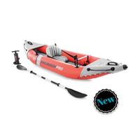 Intex Pools Canoë gonflable Excursion Pro K2 1 place avec rames et gonfleur