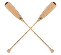 Canoe Lot de 2 pagaies de canoë Type : queue de castor/pagaie Beavertail en pin et bois de fer 100 % écologique Fabriqué à la main en UE