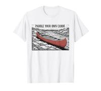 Canoë Paddle Your Own Canoë Rétro Extérieur T-Shirt