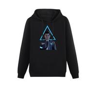 CANOEING Detroit Become Human Casual Hoody Detroit Become Human Hoody Unisex Ptinted Hoodies Long Sleeve Men's Hooded with Pocket Black XXL