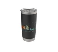 Canoës-Rameurs Canoë M2x-Rameur Vintage Canoéistes Canoës Gobelet isotherme en acier inoxydable double paroi