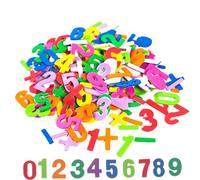 Canollo Lot de 130 autocollants en caoutchouc mousse - Chiffres - Pour enfants - Colorés - Pour le bricolage, le scrapbooking, les projets scolaires, les jeux éducatifs