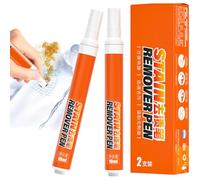 Canollo Lot de 2 stylos détachants - 10 ml chacun, stylo détachant pour vêtements de déplacement, stylo détachant portable de voyage, stylo dissolvant instantané, pour une variété de vêtements en