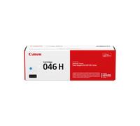 Canon 046 H Cartouche Toner Cyan Original 1253C002 - Rendement 5000 pages - Technologie Laser - Compatible LBP650C - Fabriqué au Japon