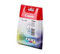 Canon 0621B029/CLI-8 Cartouche d'encre multi pack C,M,Y 3x13ml UE3 pour Canon Pixma IP 3300/4200/6600/MP 960/Pro 9000