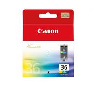Canon CLI-36 Cartouche d'Encre Couleur C/M/Y Pigmentée, 12ml, Rendement 249 pages, Compatible PIXMA iP100/mini260/mini320