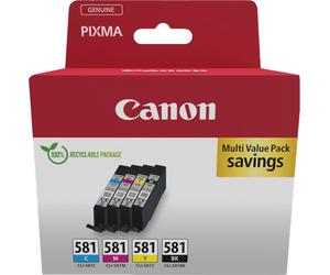 Canon 2103C007 Multipack Noir(e) / Cyan / Magenta / Jaune Original CLI-581