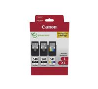 Canon 2x PG-540L Noir + 1x CL-541XL couleur - Cartouches authentiques - Pack noir et couleurs
