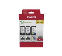 Canon 2x PG-545XL Noir + 1x CL-546 XL couleur - Cartouches authentiques - Pack noir et couleurs