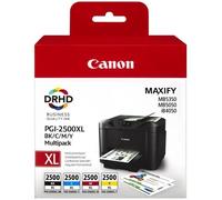 Canon Multipack de cartouches d'encre noire/cyan/magenta/jaune haut rendement PGI-2500XL