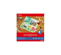 Papier mat recto verso Canon MP-101D, 30 × 30 cm, 30 feuilles