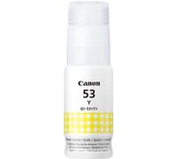 Bouteille d'encre CANON GI-53 Y Encre Jaune pour Pixma MegaTank G550 et G650
