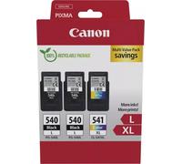 Canon 5224B017 PG-540Lx2/CL-541XL noir, têtes d'impression couleur, lot de 3