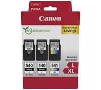 Canon 540L x2/CL-541XL Multipack - Pack de 3 - à rendement élevé - noir, couleur (cyan, magenta, jaune) - 5224B017