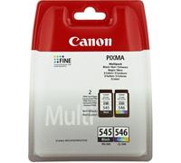 Canon Multipack de cartouches d'encre PG-545/CL-546 BK/C/M/Y