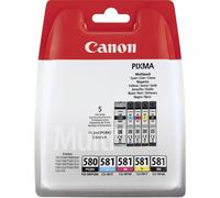 Canon 5X D'origine Lot De PGI-580 + CLI-581 Pixma TS6151 TS8150 TS8151