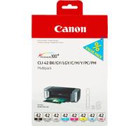 Canon Multipack de 8 cartouche d'encre CLI-42 BK/GY/LGY/C/M/Y/PC/PM