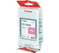 Canon Réservoir d'encre PFI-106 PM 130 ml Photo Magenta Original pour iPF6400/iPF6400SE/IPF6450