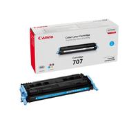 Canon 707 Cartouche Toner Cyan Originale (9423A004) pour LBP 5000/5100/5700, Rendement 2000 pages, Technologie Laser