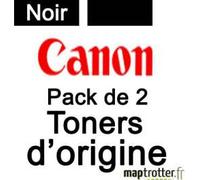 Toner Canon 718 BK2 Noir x2 - Multipack