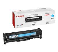 CANON 718 cartouche de toner cyan capacité standard 2.900 pages pack