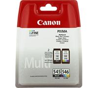 Canon Multipack de cartouches d'encre PG-545/CL-546 BK/C/M/Y