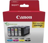 Canon 9218B006 Canon PGI-1500 BK/C/M/Y cartouches d'impression noir, cyan, magenta, jaune, lot de 4