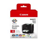 Canon Multipack de cartouches d'encre noire/cyan/magenta/jaune haut rendement PGI-2500XL