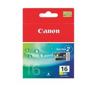 Canon 9818A002/BCI-16C - Cartouche d'encre multipack couleurs, 2 x 100 pages