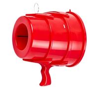 Canon à air comprimé portatif, Lanceur de projectiles à air Vortex | Lanceur à tir unique pour jeux de société, idéal pour les enfants et les adultes, les cadeaux d'anniversaire,Red