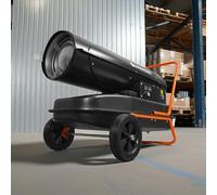 Canon à chaleur diesel 30 kW CHESTERPRO HEAT - puissant chauffage d’atelier - thermostat & roues