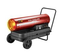 Canon à chaleur fioul 50kW mobile à combustion directe et thermostat intégré MW Tools WD172