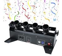 Canon à confettis 150 W, télécommande/DMX, lanceur de confettis pour DJ, soirées, boîtes de nuit, mariages, concerts, spectacles, Noël