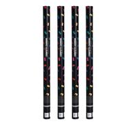 Canon à confettis 80 cm multicolore Party Popper pour mariage, anniversaire, événement, nouvel an, carnaval Tir de confettis avec jusqu'à 8 m de hauteur d'effet, taille : 4x canon à confettis Quantité